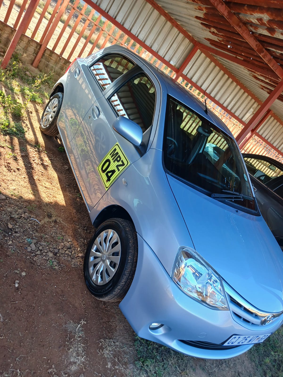 Mpozitho company vehicle marked MPZ 04 used for site support